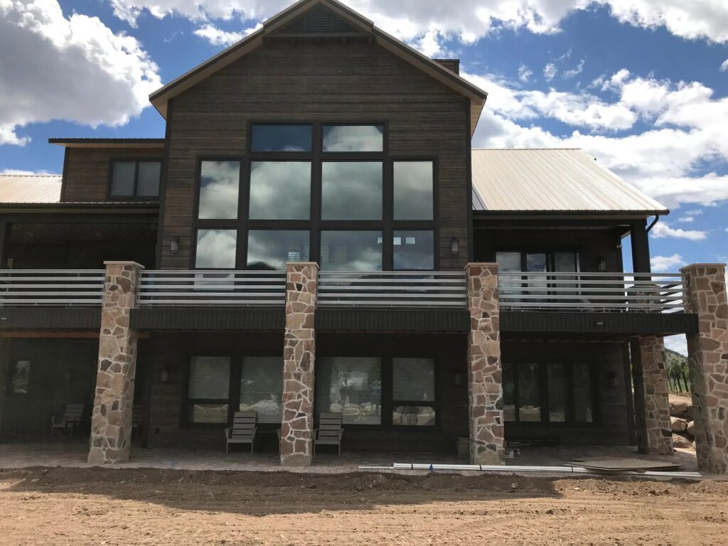 Completed window film installation by Affordable Tinting in Southern Utah
