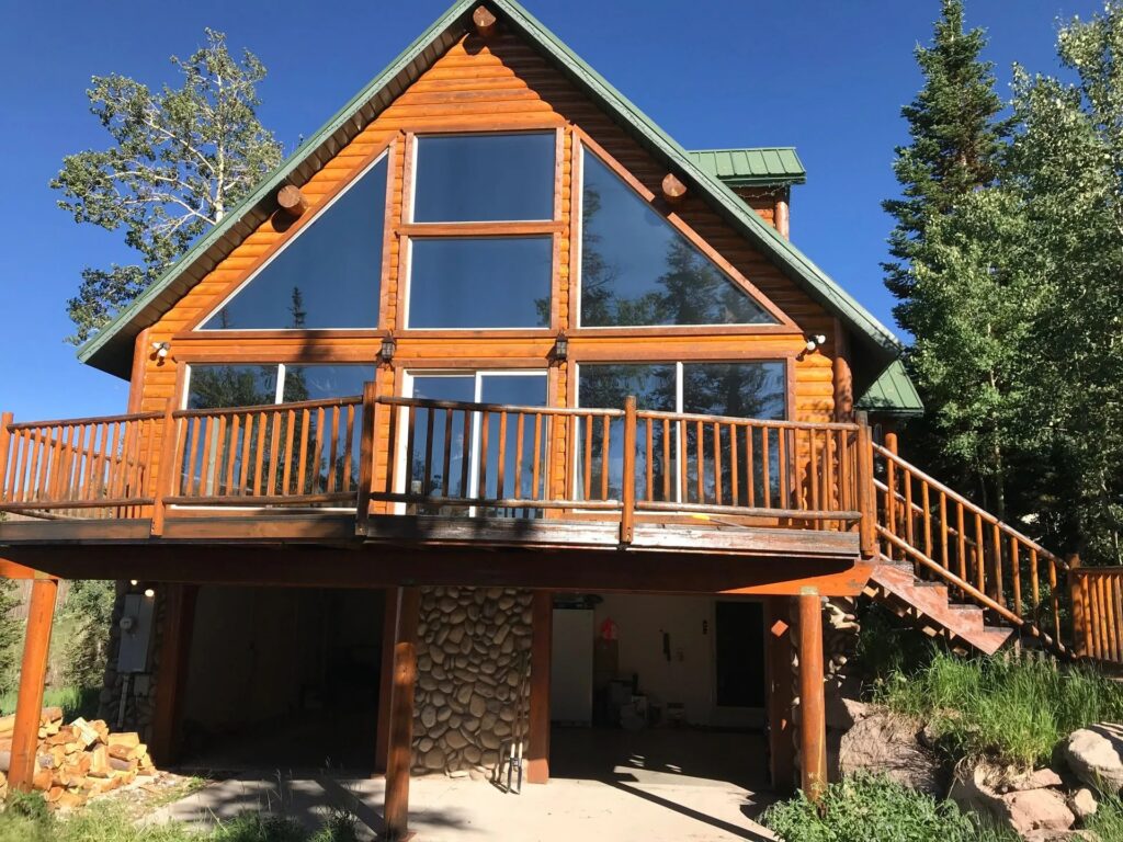 Completed window film installation by Affordable Tinting in Southern Utah