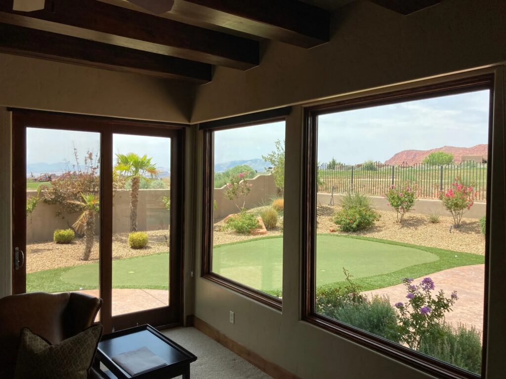 Commercial window tinting project in Southern Utah