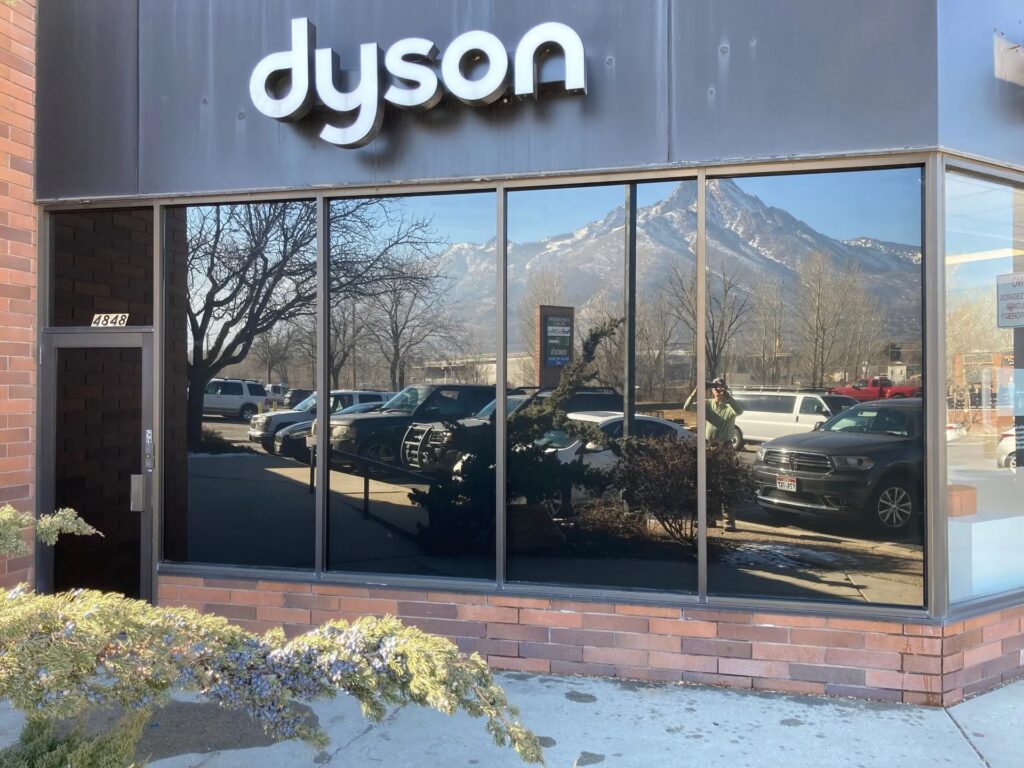 Completed window film installation by Affordable Tinting in Southern Utah