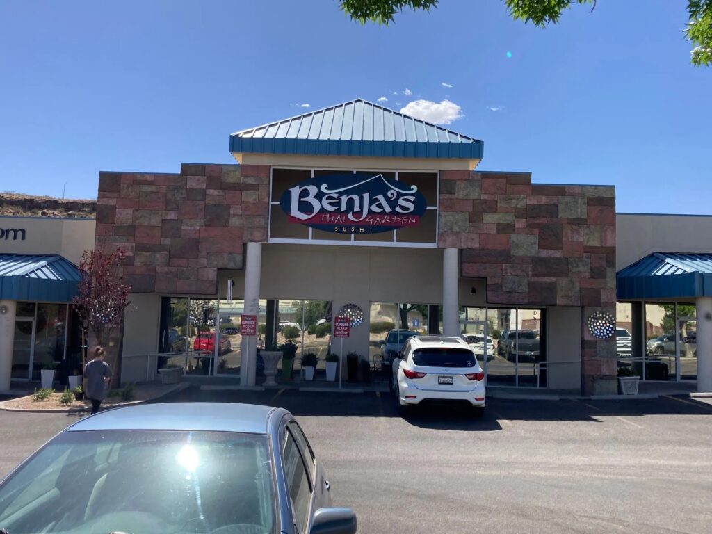 Completed window film installation by Affordable Tinting in Southern Utah