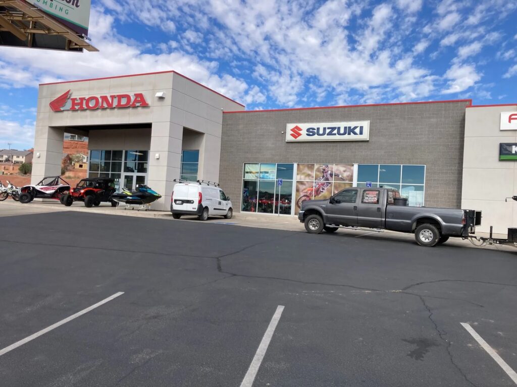 Completed window film installation by Affordable Tinting in Southern Utah