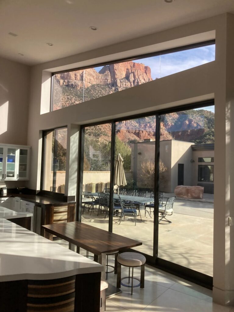 Completed window film installation by Affordable Tinting in Southern Utah