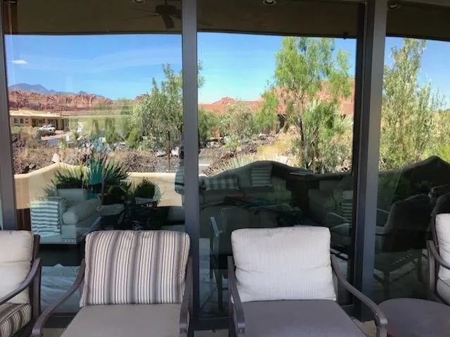 Completed window film installation by Affordable Tinting in Southern Utah